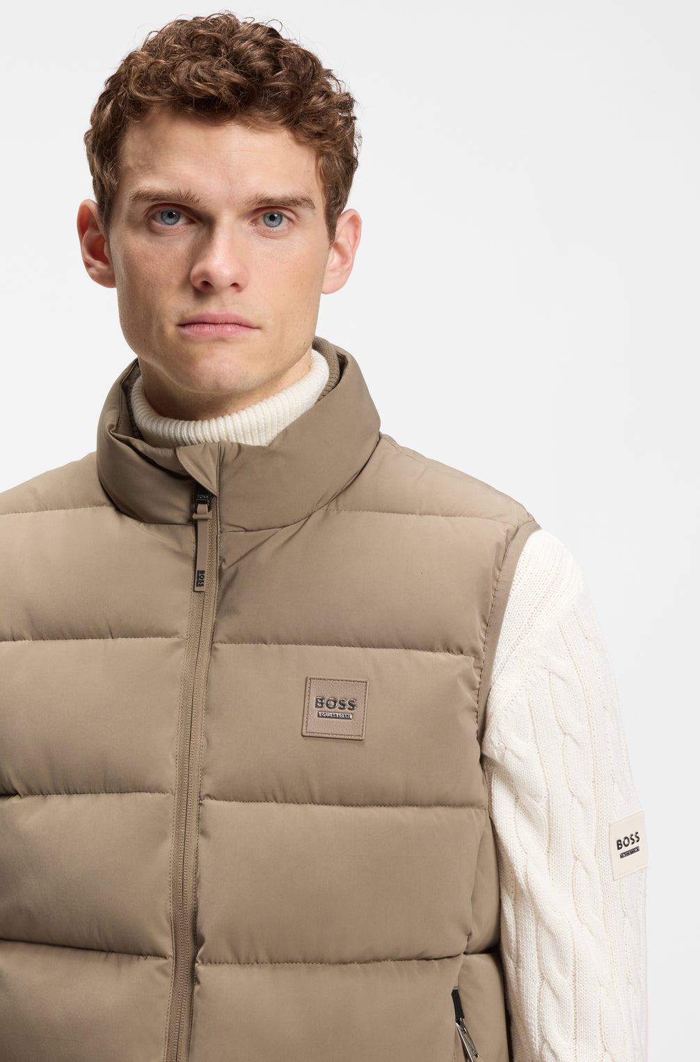 Boss Equestrian Jacob Puffer Bodywarmer Heren Birchwood
