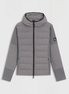Boss Equestrian Jeff Hybrid Puffer Jas Heren Grijs