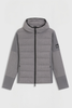 Boss Equestrian Jeff Hybrid Puffer Jas Heren Grijs