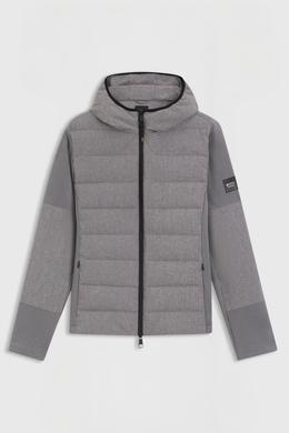 Boss Equestrian Jeff Hybrid Puffer Jas Heren Grijs