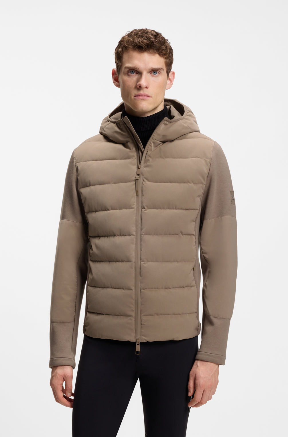 Boss Equestrian Jeff Hybrid Puffer Jas Heren Birchwood