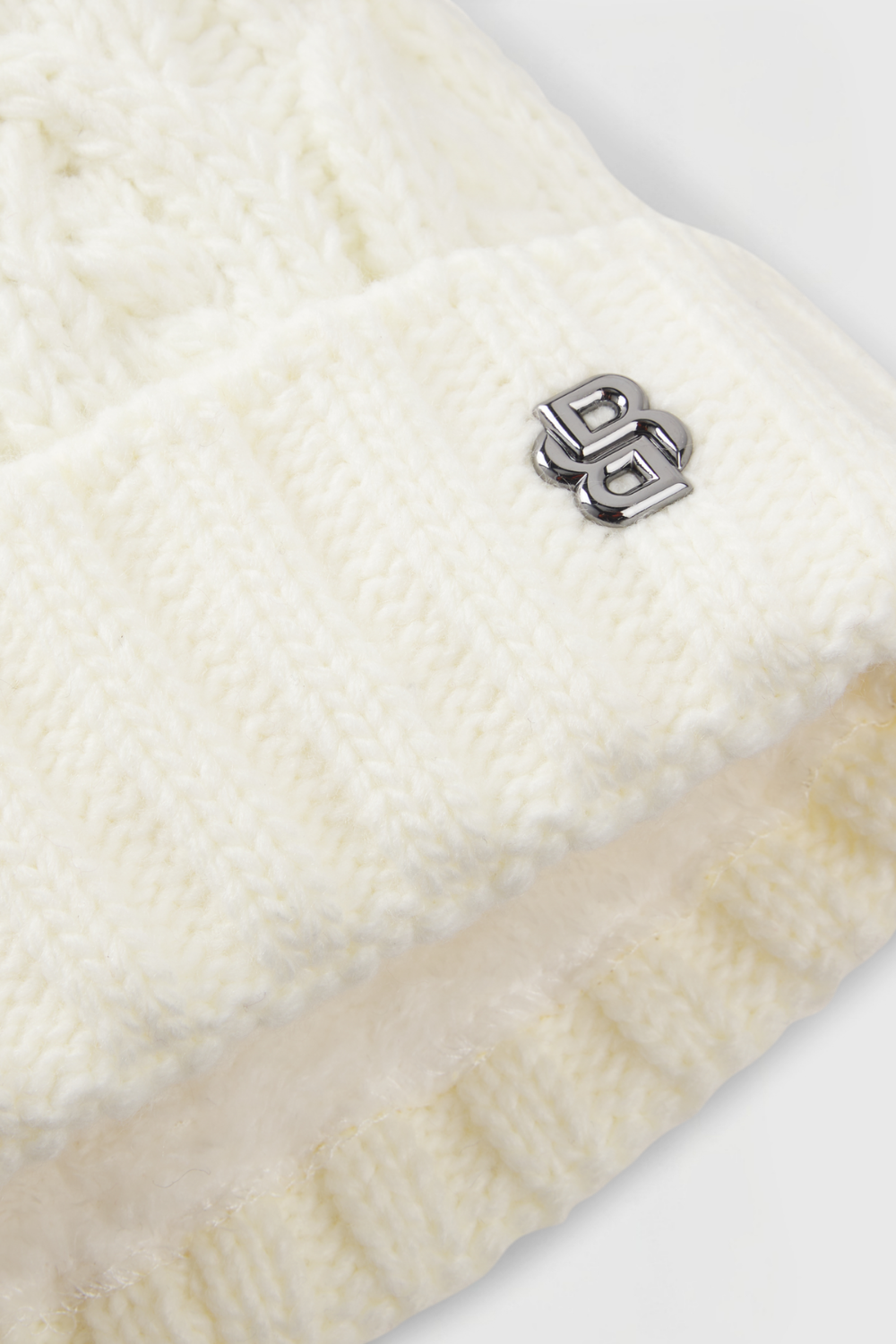 Boss Equestrian Bella Beanie Bobble Soft Cream