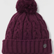Boss Equestrian Bella Beanie Bobble Deep Purple