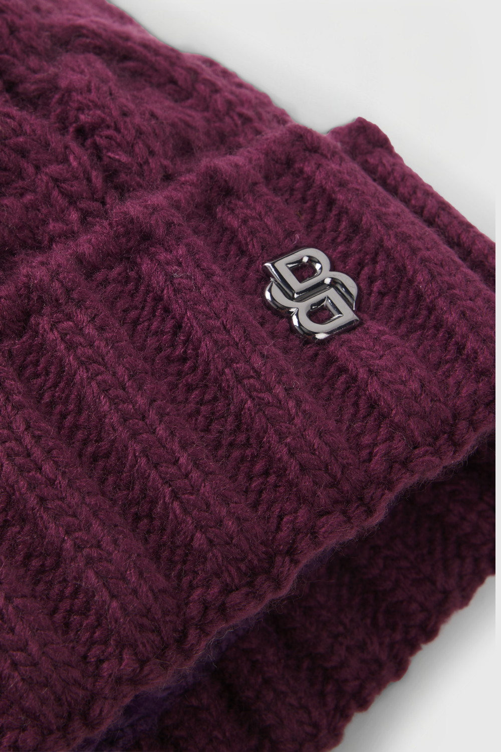 Boss Equestrian Bella Beanie Bobble Deep Purple