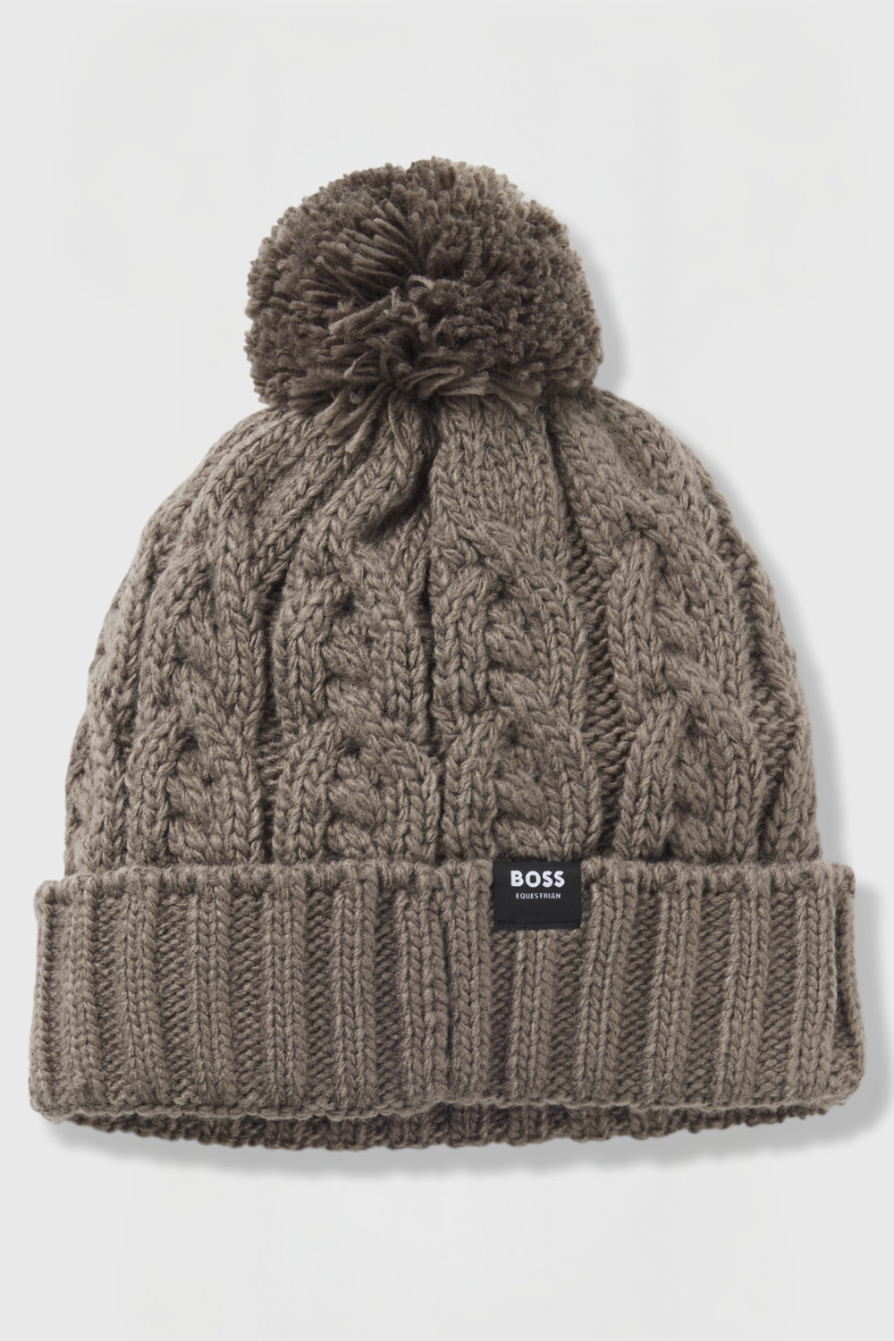 Boss Equestrian Bella Beanie Bobble Walnut