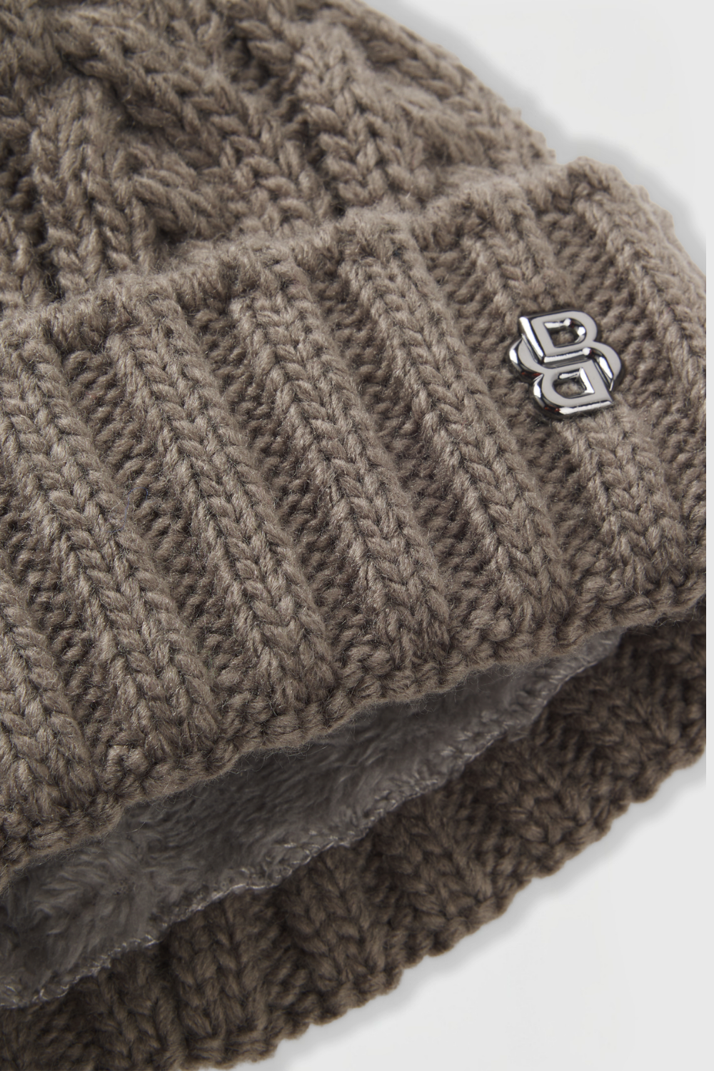 Boss Equestrian Bella Beanie Bobble Walnut