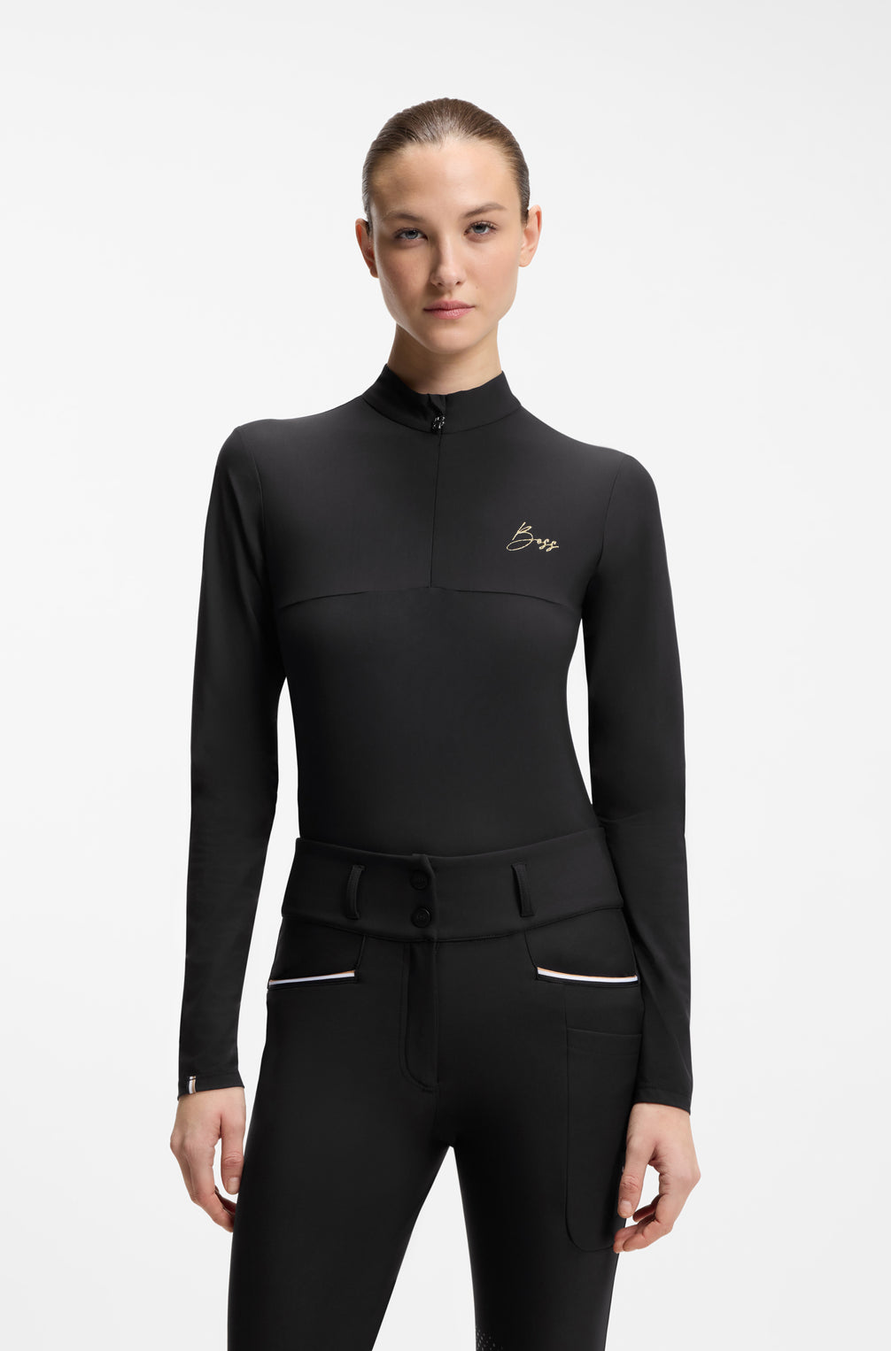 Boss Equestrian Minou Training Shirt Dames Zwart