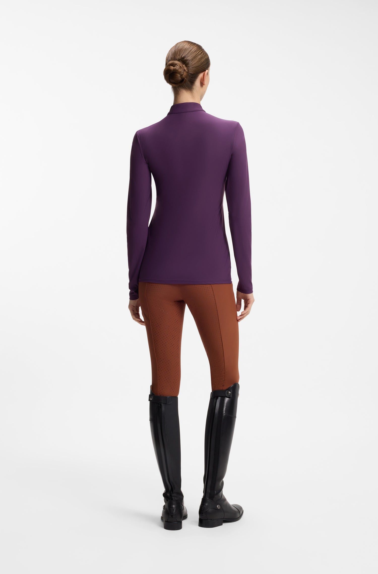 Boss Equestrian Minou Training Shirt Dames Deep Purple