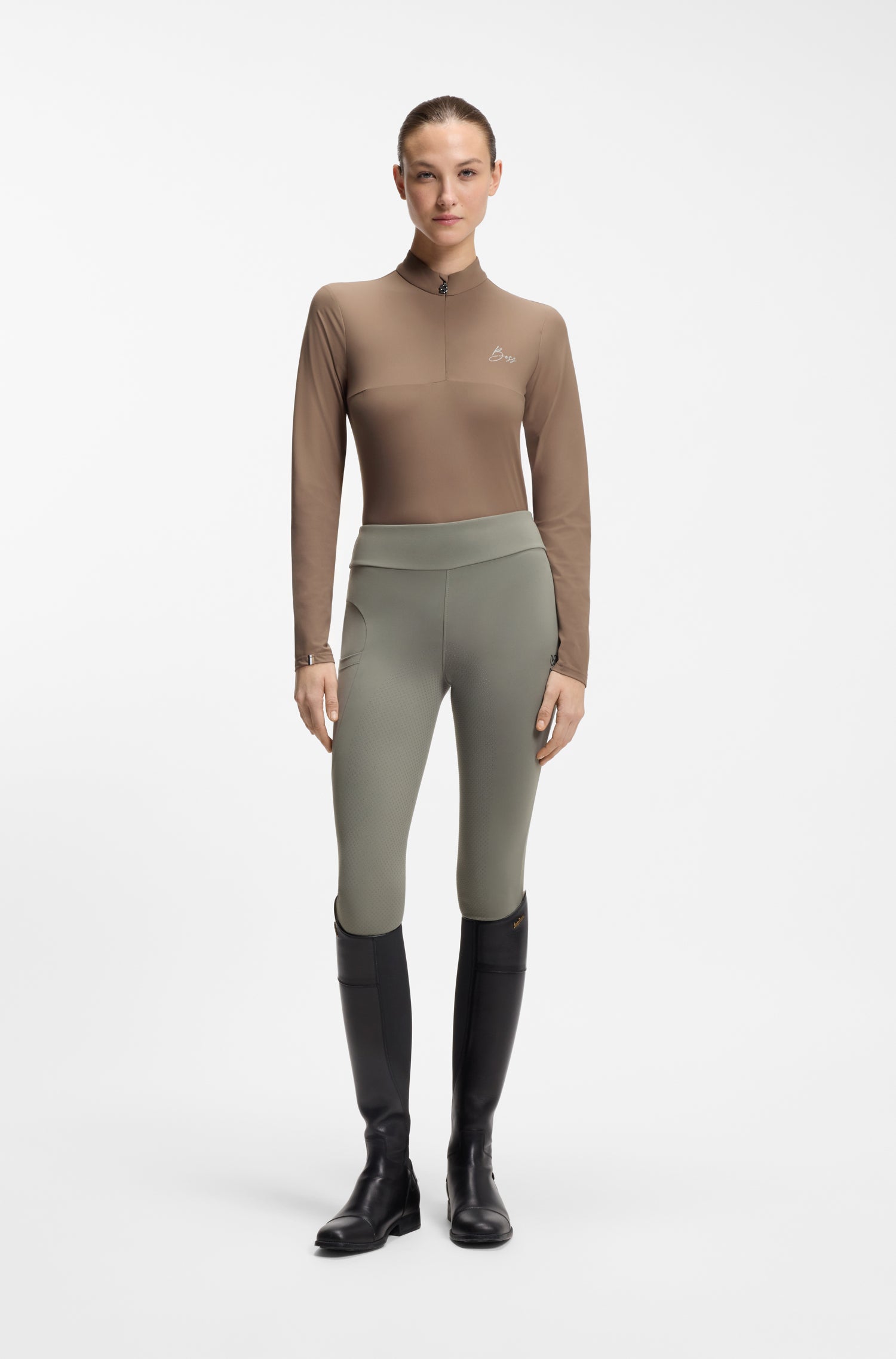 Boss Equestrian Minou Training Shirt Dames Walnut