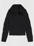 Boss Equestrian Eve Heavy Knit Troyer Dames Zwart