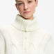Boss Equestrian Eve Heavy Knit Troyer Dames Soft Cream