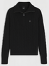Boss Equestrian Ella Knit Zip Troyer Dames - Zwart