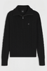 Boss Equestrian Ella Knit Zip Troyer Dames - Zwart