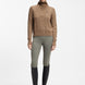 Boss Equestrian Ella Knit Zip Troyer Dames - Walnut