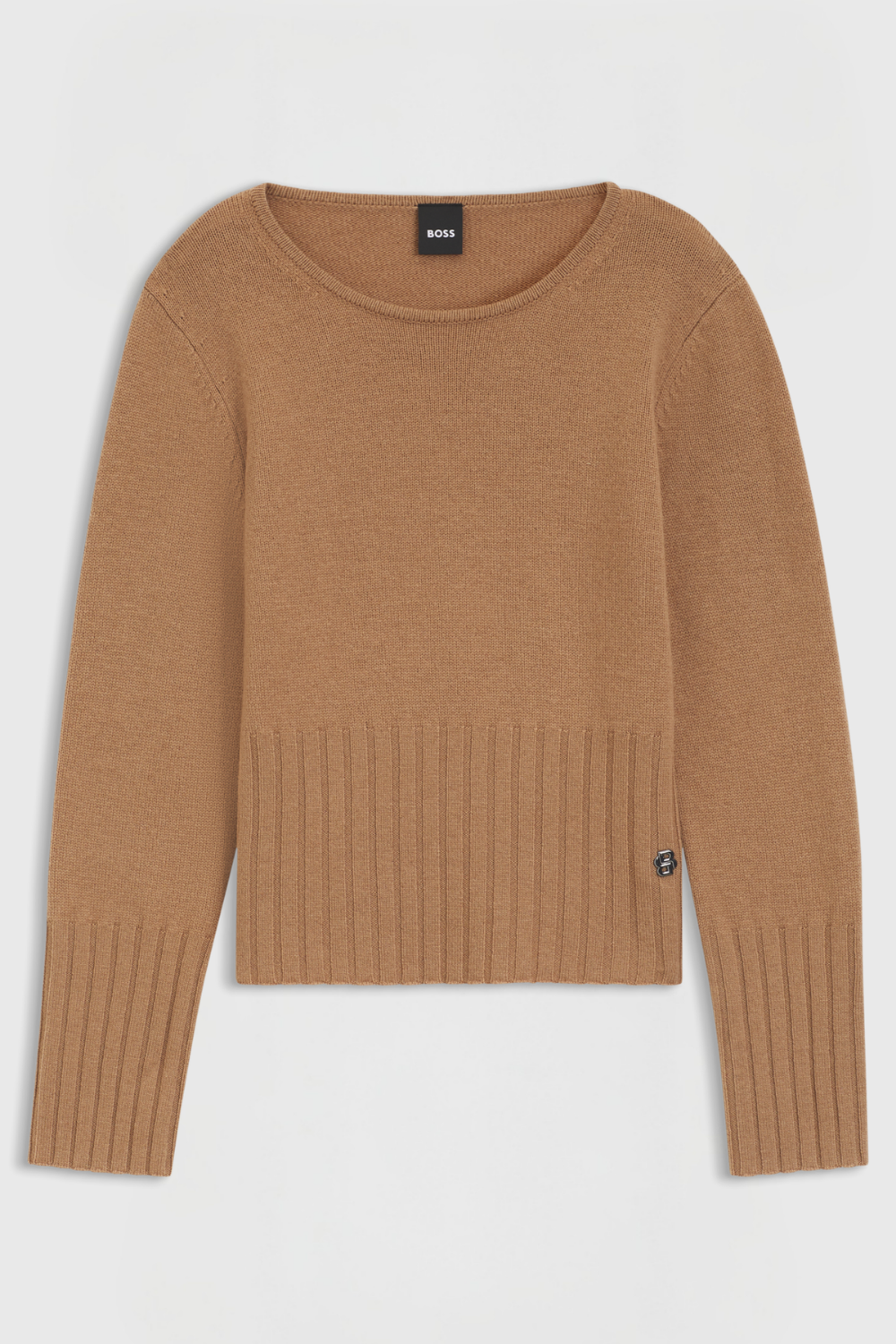 Boss Equestrian Erin Luxury Knit Trui Dames Walnut