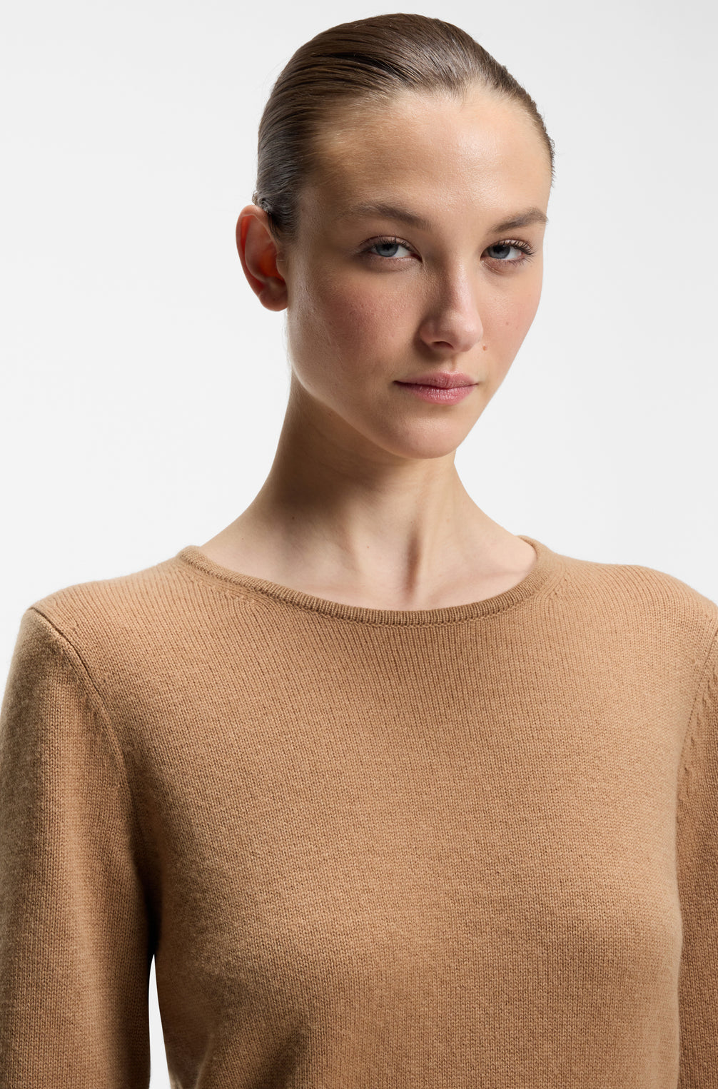 Boss Equestrian Erin Luxury Knit Trui Dames Walnut