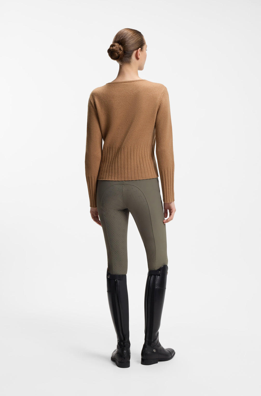 Boss Equestrian Erin Luxury Knit Trui Dames Walnut