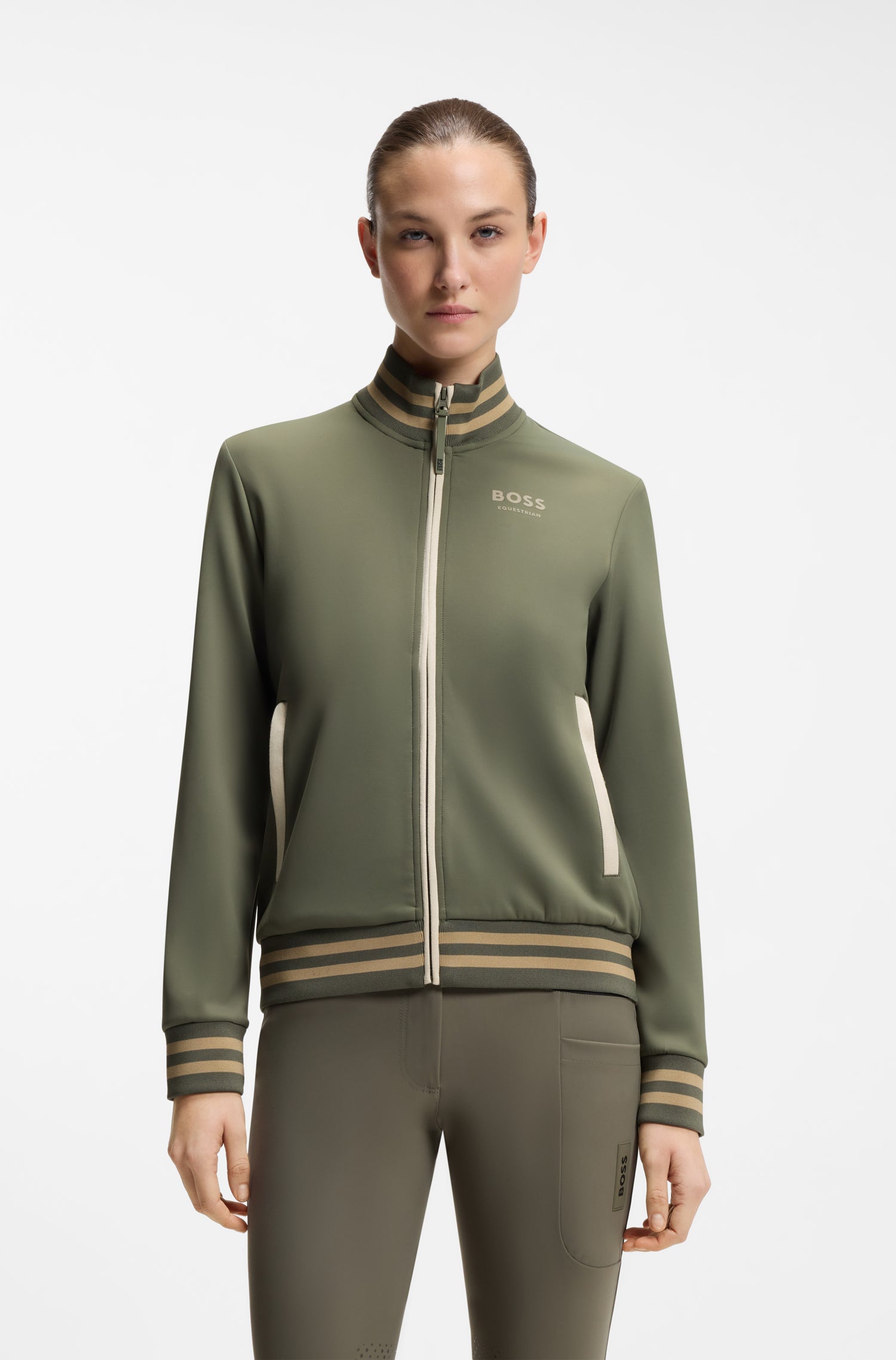 Boss Equestrian Ava Function Cardigan Vest Dames Tealeaf