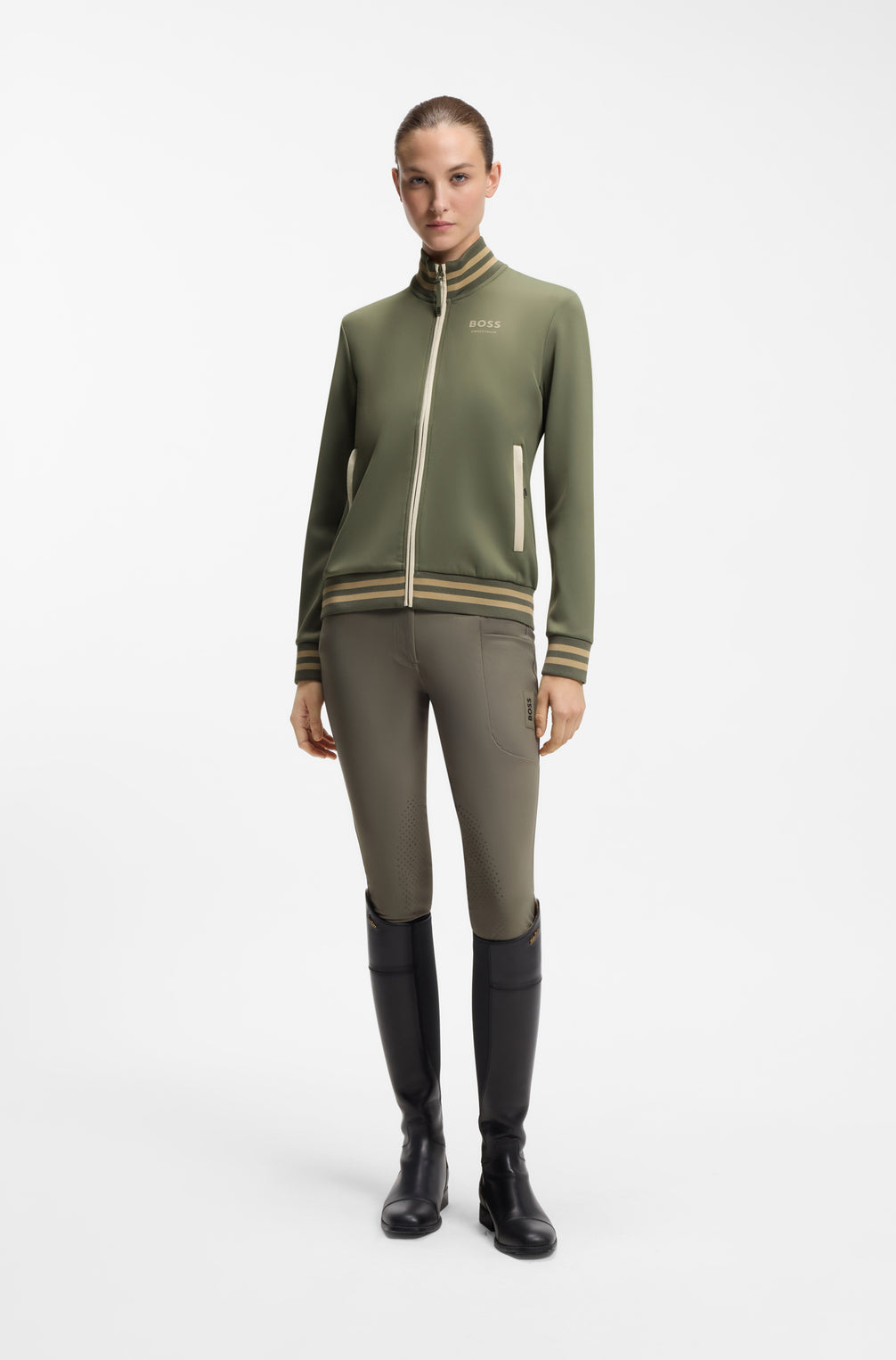 Boss Equestrian Ava Function Cardigan Vest Dames Tealeaf