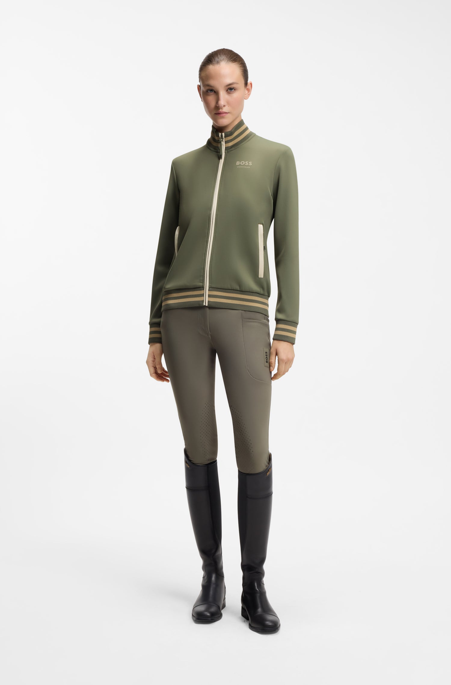 Boss Equestrian Ava Function Cardigan Vest Dames Tealeaf