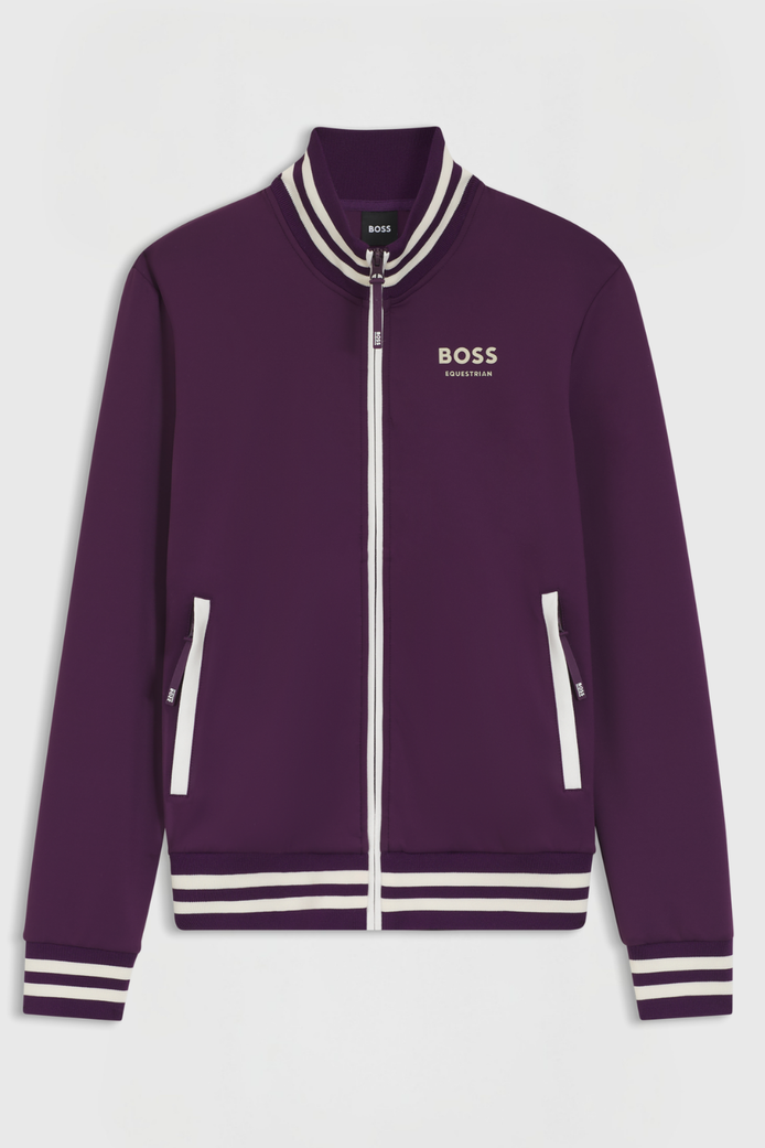 Boss Equestrian Ava Function Cardigan Vest Dames Deep Purple