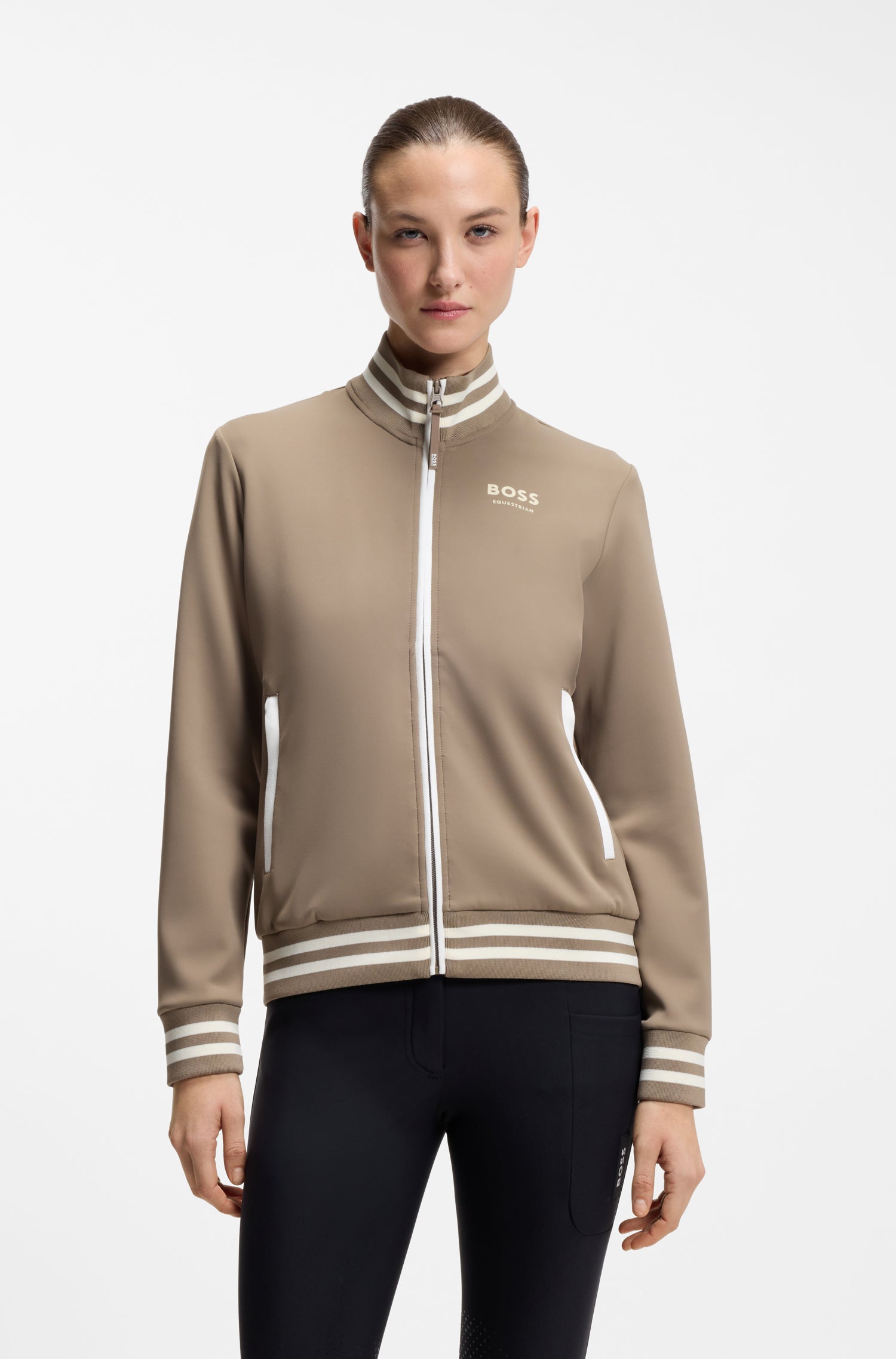 Boss Equestrian Ava Function Cardigan Vest Dames Walnut