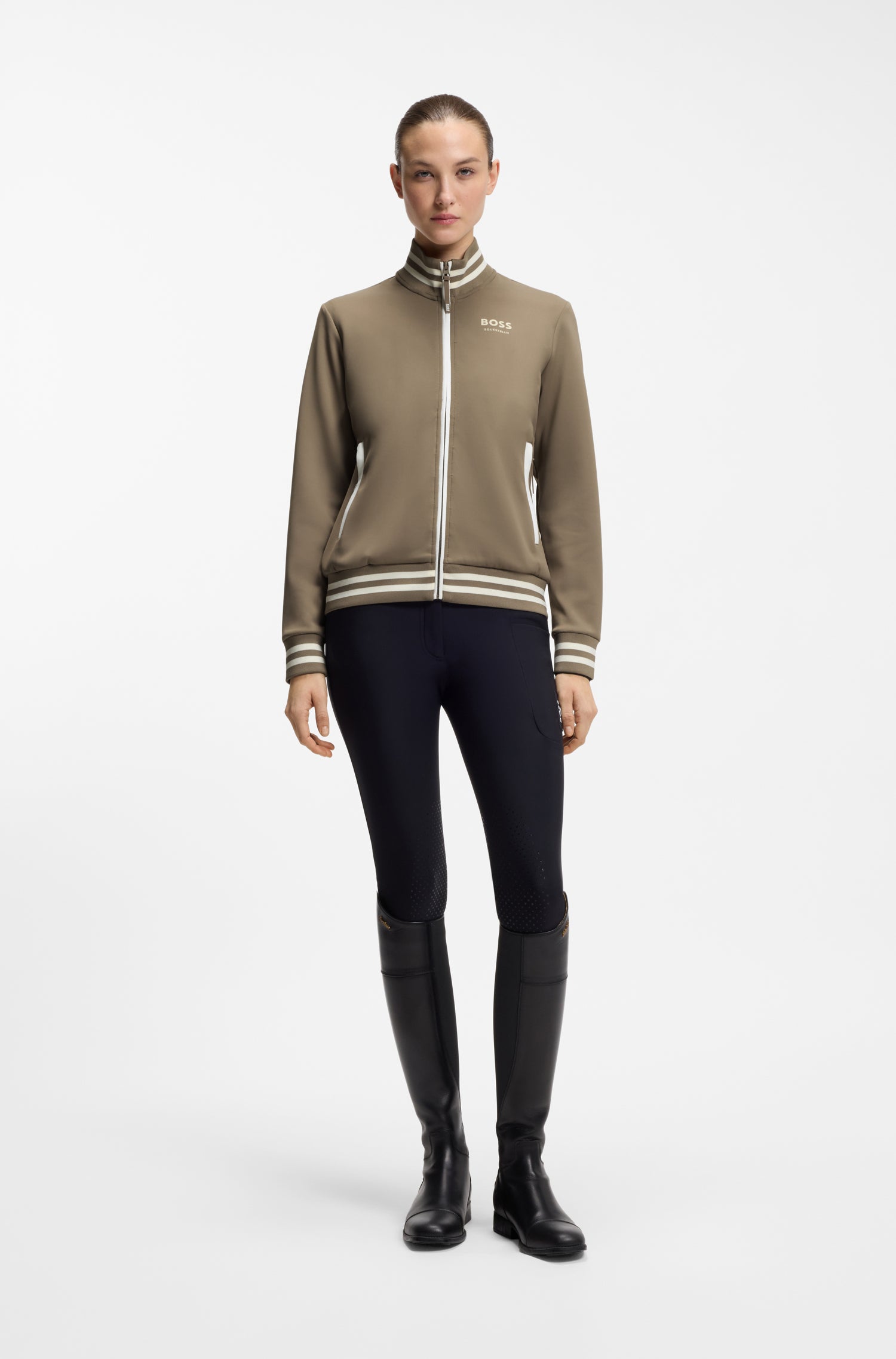 Boss Equestrian Ava Function Cardigan Vest Dames Walnut