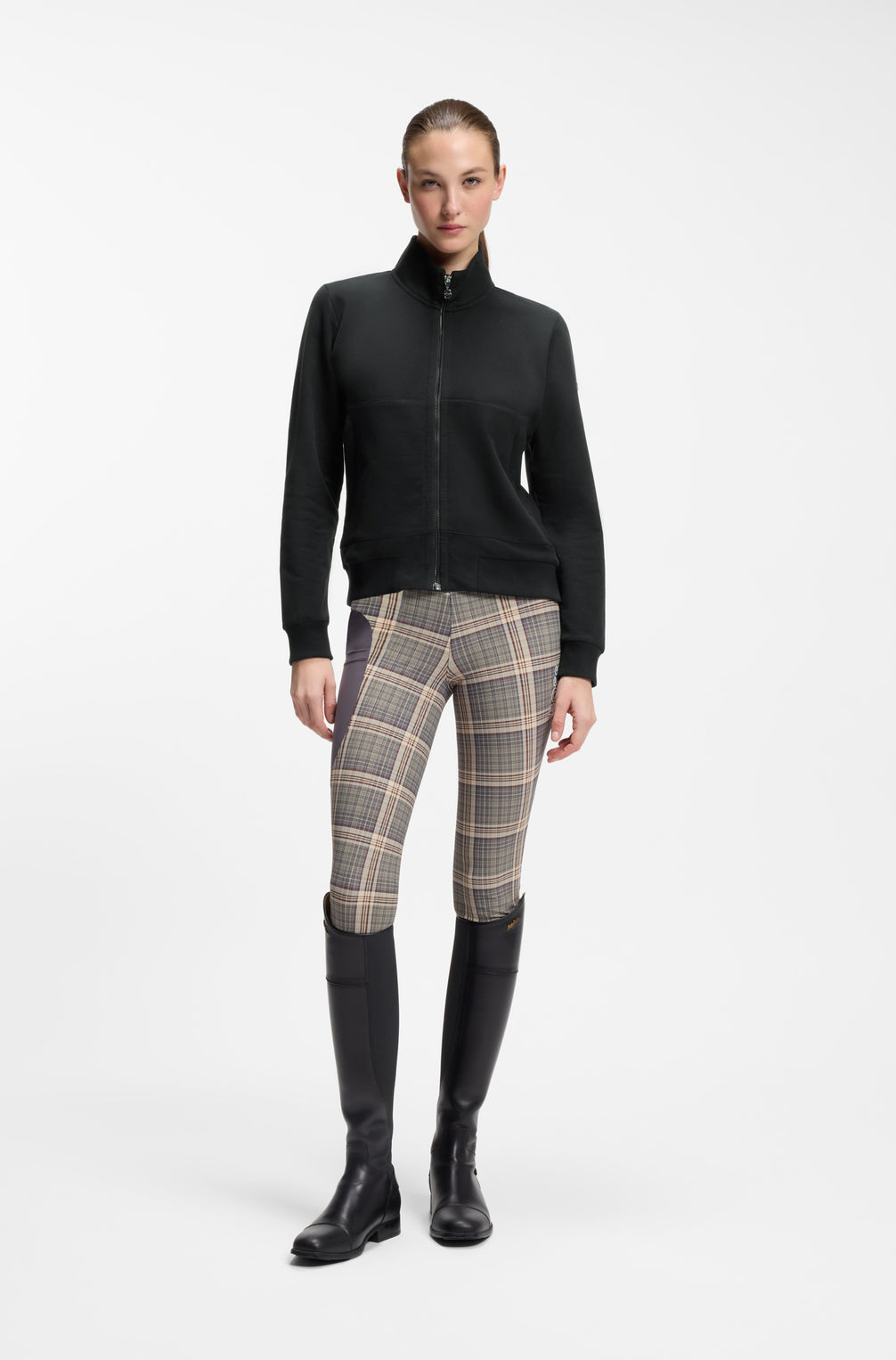 Boss Equestrian Ally Training Sweater Cardigan Dames Zwart