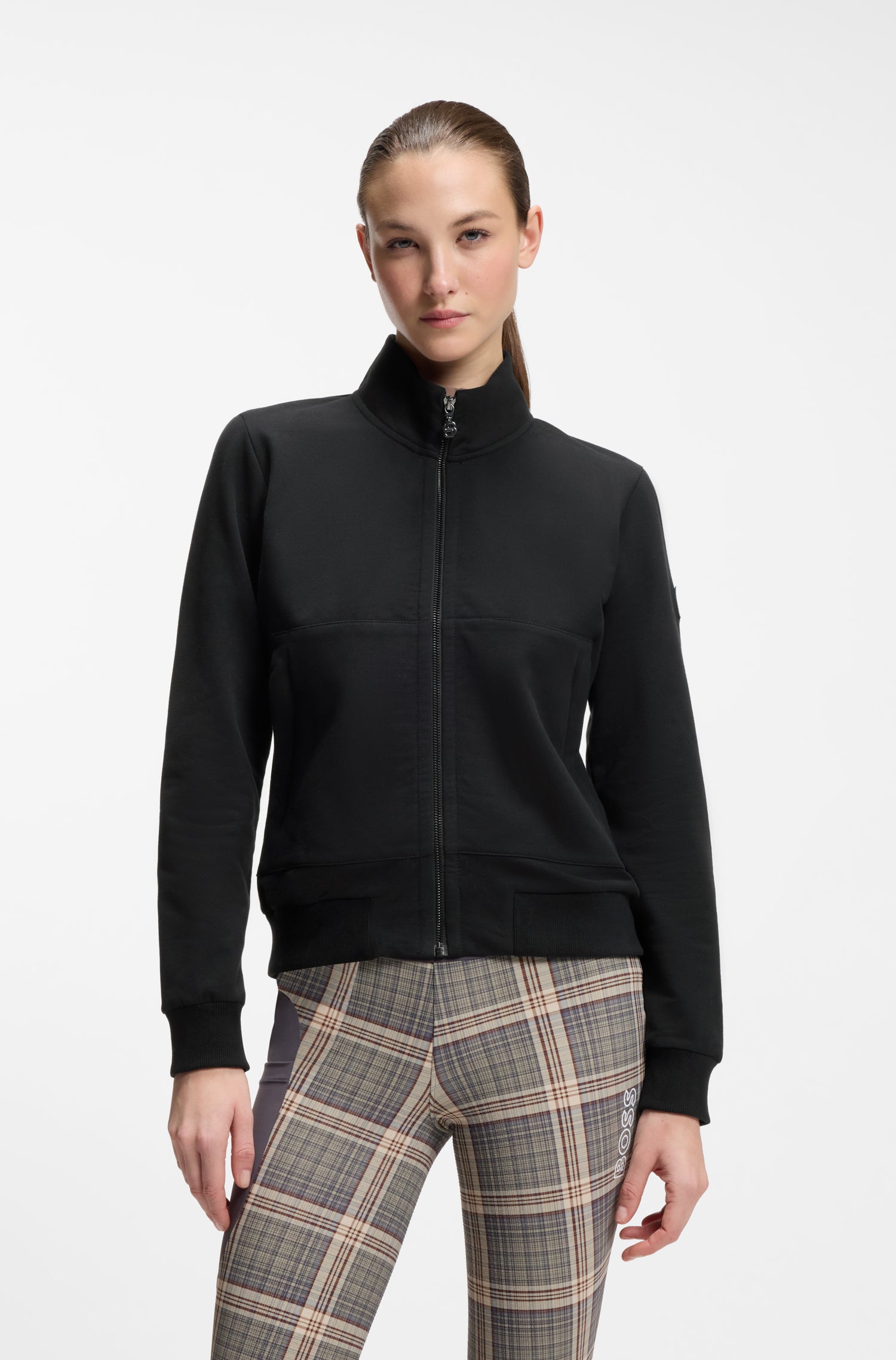 Boss Equestrian Ally Training Sweater Cardigan Dames Zwart