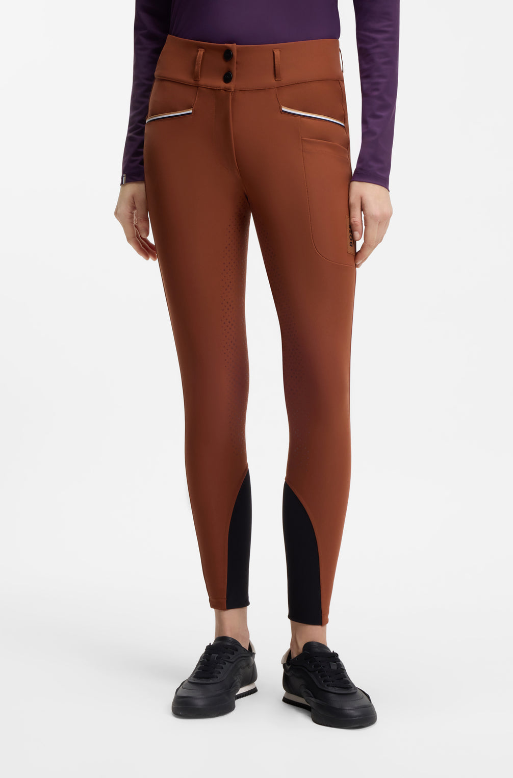 Boss Equestrian Hailey High Waist Full Grip Rijbroek Dames Tortoise