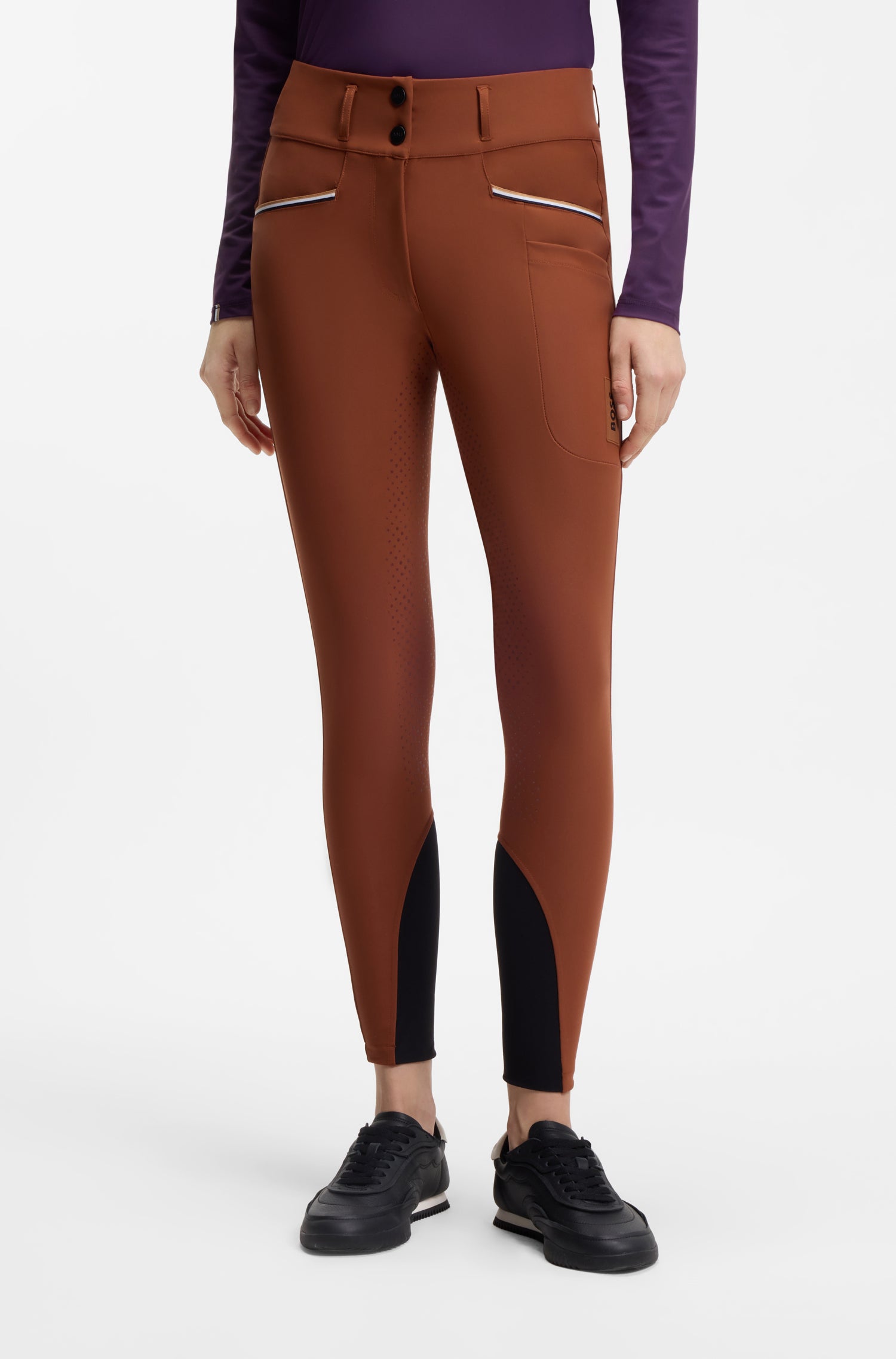 Boss Equestrian Hailey High Waist Full Grip Rijbroek Dames Tortoise