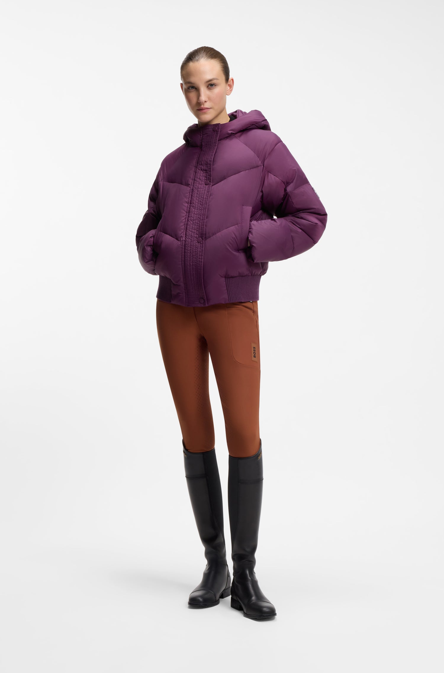 Boss Equestrian Hailey High Waist Full Grip Rijbroek Dames Tortoise