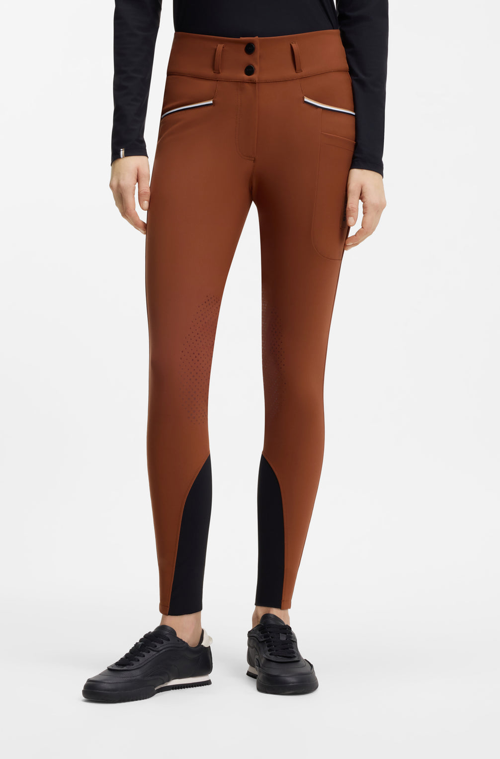 Boss Equestrian Hannah High Waist Knee Grip Rijbroek Dames Tortoise