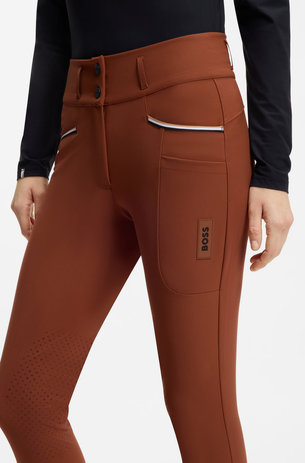 Boss Equestrian Hannah High Waist Knee Grip Rijbroek Dames Tortoise