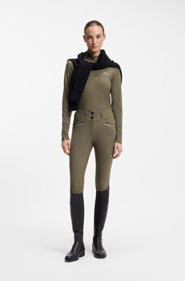 Boss Equestrian Hannah High Waist Knee Grip Rijbroek Dames Tealeaf