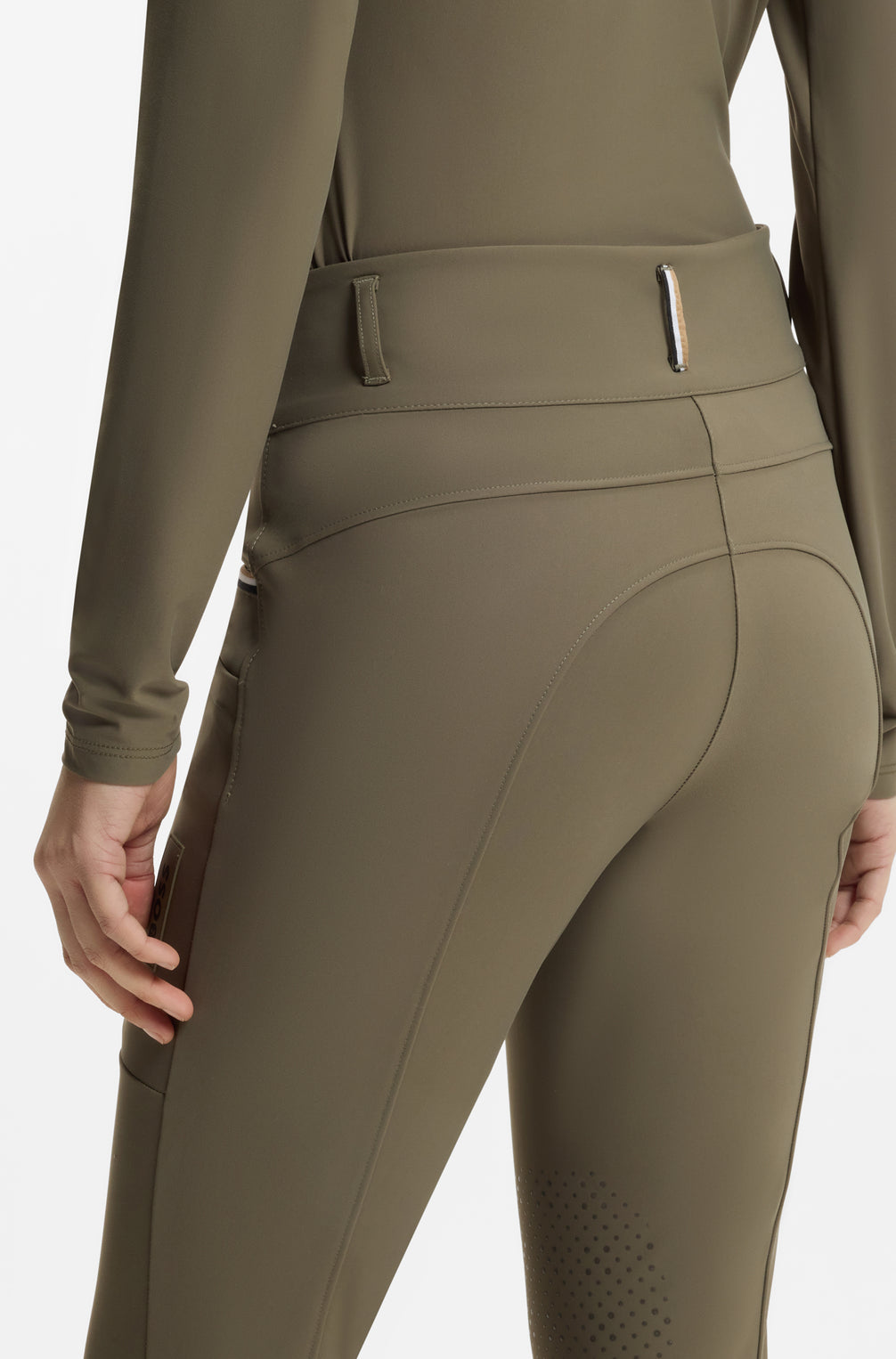 Boss Equestrian Hannah High Waist Knee Grip Rijbroek Dames Tealeaf