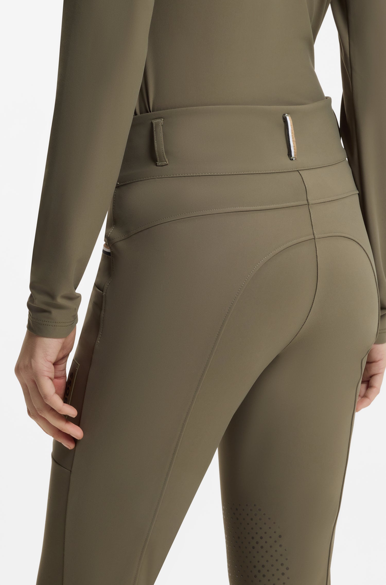 Boss Equestrian Hannah High Waist Knee Grip Rijbroek Dames Tealeaf