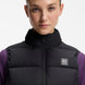 Boss Equestrian Viola Knitted Puffer Bodywarmer Dames Zwart
