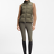 Boss Equestrian Viola Knitted Puffer Bodywarmer Dames Tealeaf