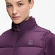 Boss Equestrian Viola Knitted Puffer Bodywarmer Dames Deep Purple