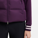 Boss Equestrian Viola Knitted Puffer Bodywarmer Dames Deep Purple