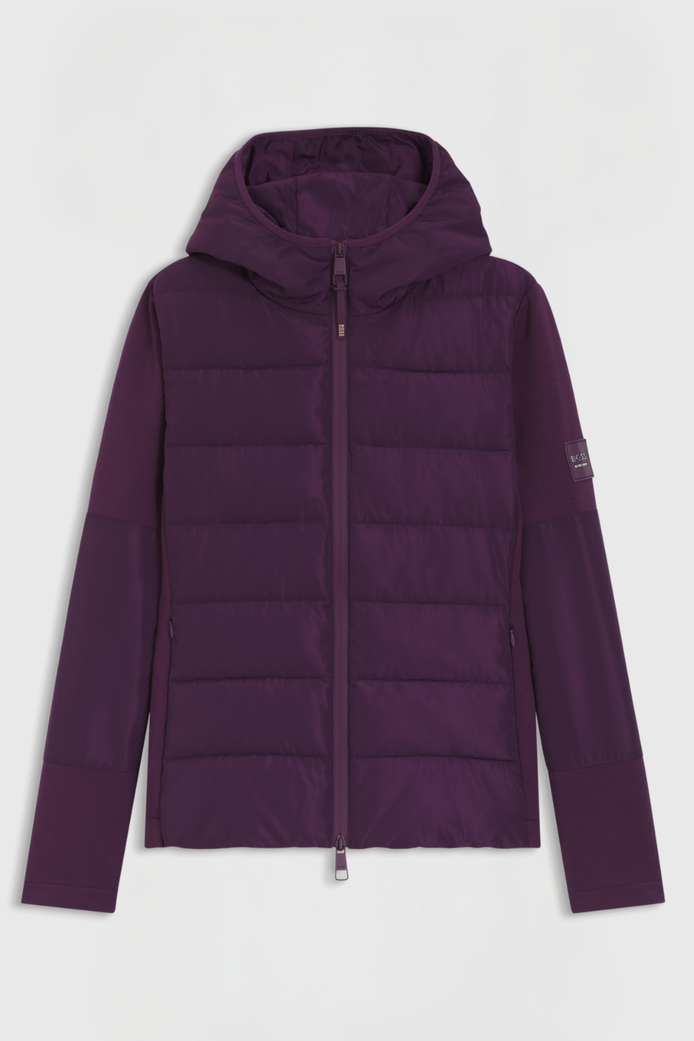 Boss Equestrian Jessy Hybrid Puffer Jas Dames Deep Purple