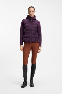 Boss Equestrian Jessy Hybrid Puffer Jas Dames Deep Purple