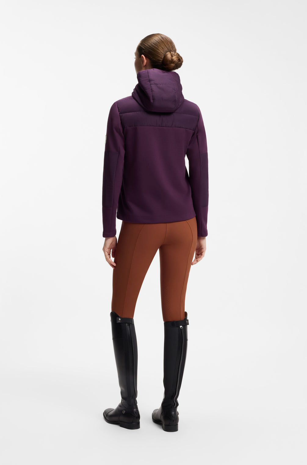 Boss Equestrian Jessy Hybrid Puffer Jas Dames Deep Purple