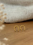Equestrian Jewelry oorbellen Moly: sobere hoefijzer-oorknopjes zonder steentjes, in zilver of goud