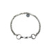Equestrian Jewelry armband Twice: schakelketting met grove schakels en een dubbel gebroken bit