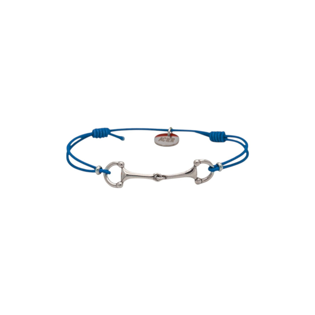 Equestrian Jewelry armband Lana: dun elastisch koordje met een fijne bit in goud of zilver