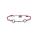 Equestrian Jewelry armband Lana: dun elastisch koordje met een fijne bit in goud of zilver