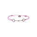 Equestrian Jewelry armband Lana: dun elastisch koordje met een fijne bit in goud of zilver