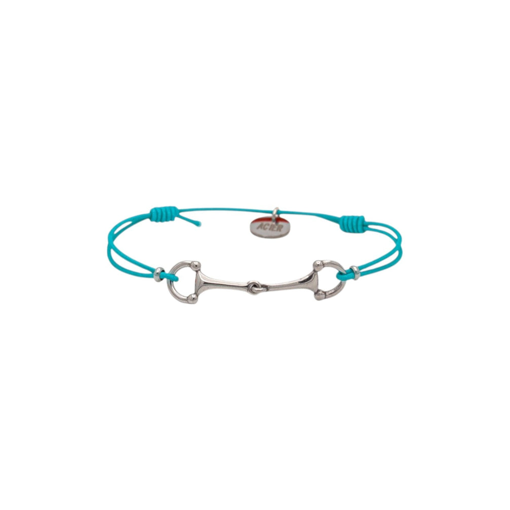Equestrian Jewelry armband Lana: dun elastisch koordje met een fijne bit in goud of zilver